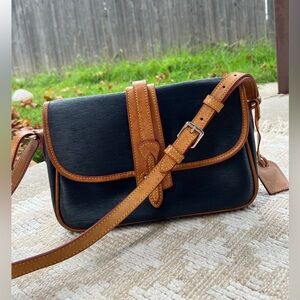 Dooney & Bourke Equestrian Handbag  Black and red!